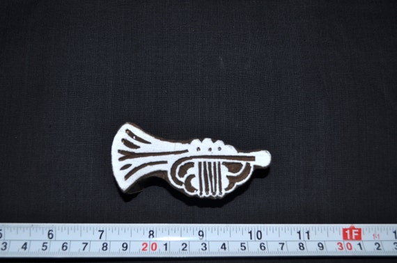 Indian Hand Carved Textile Printing Blocks Wooden Fabric Stamps 2960