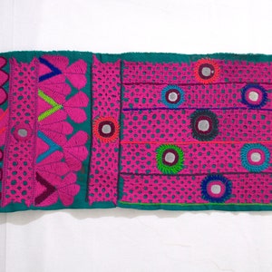 Bohemian Mirror Work Indian Kutchi Embroidered patch