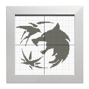 Toss A Coin... - Witcher Cross Stitch Pattern