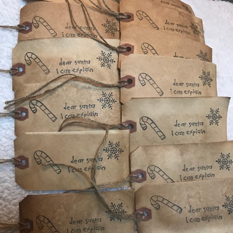 Primitive Tags - Etsy