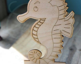 Zeepaardje SVG met Stand