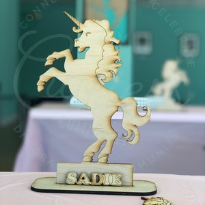 Unicorn SVG with Stand