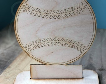 Softbal SVG met stand