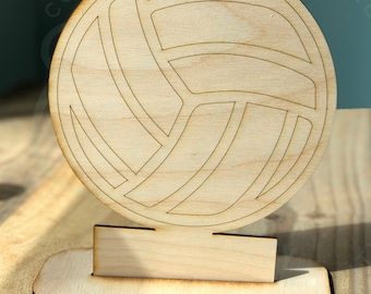 Volleybal SVG met stand