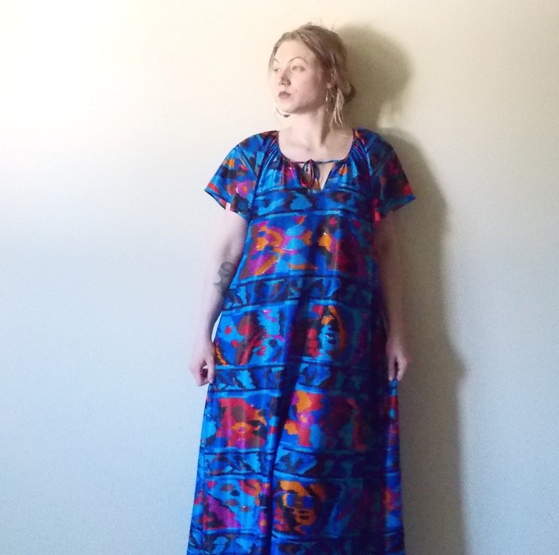 vintage boho maxi dress