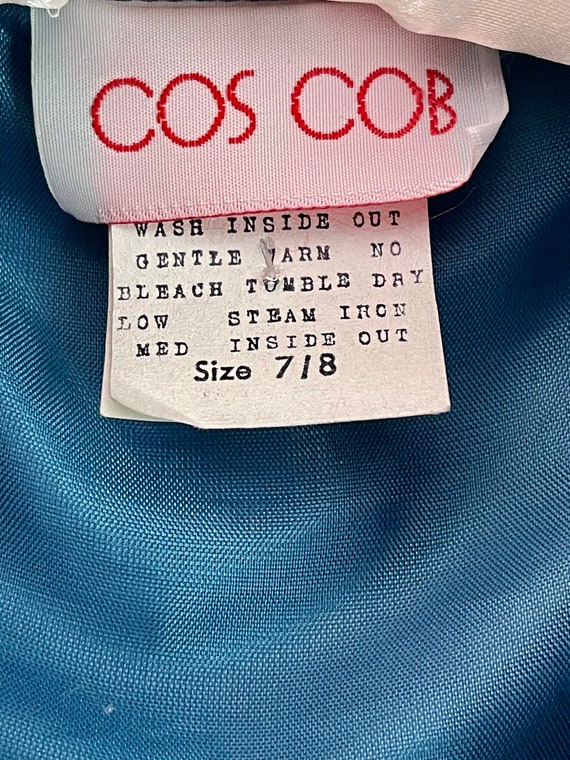 70s 80s Corduroy Blazer for Women, Blue Corduroy … - image 5
