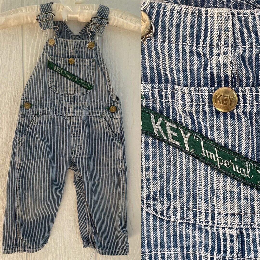80s 90s Overalls for Toddler, Key Imperial Overalls, Vintage Overalls