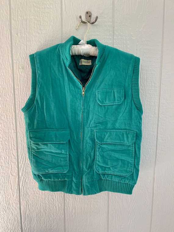 80s Corduroy Vest, Vintage Corduroy Utility Vest … - image 1