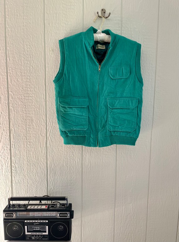 80s Corduroy Vest, Vintage Corduroy Utility Vest … - image 2
