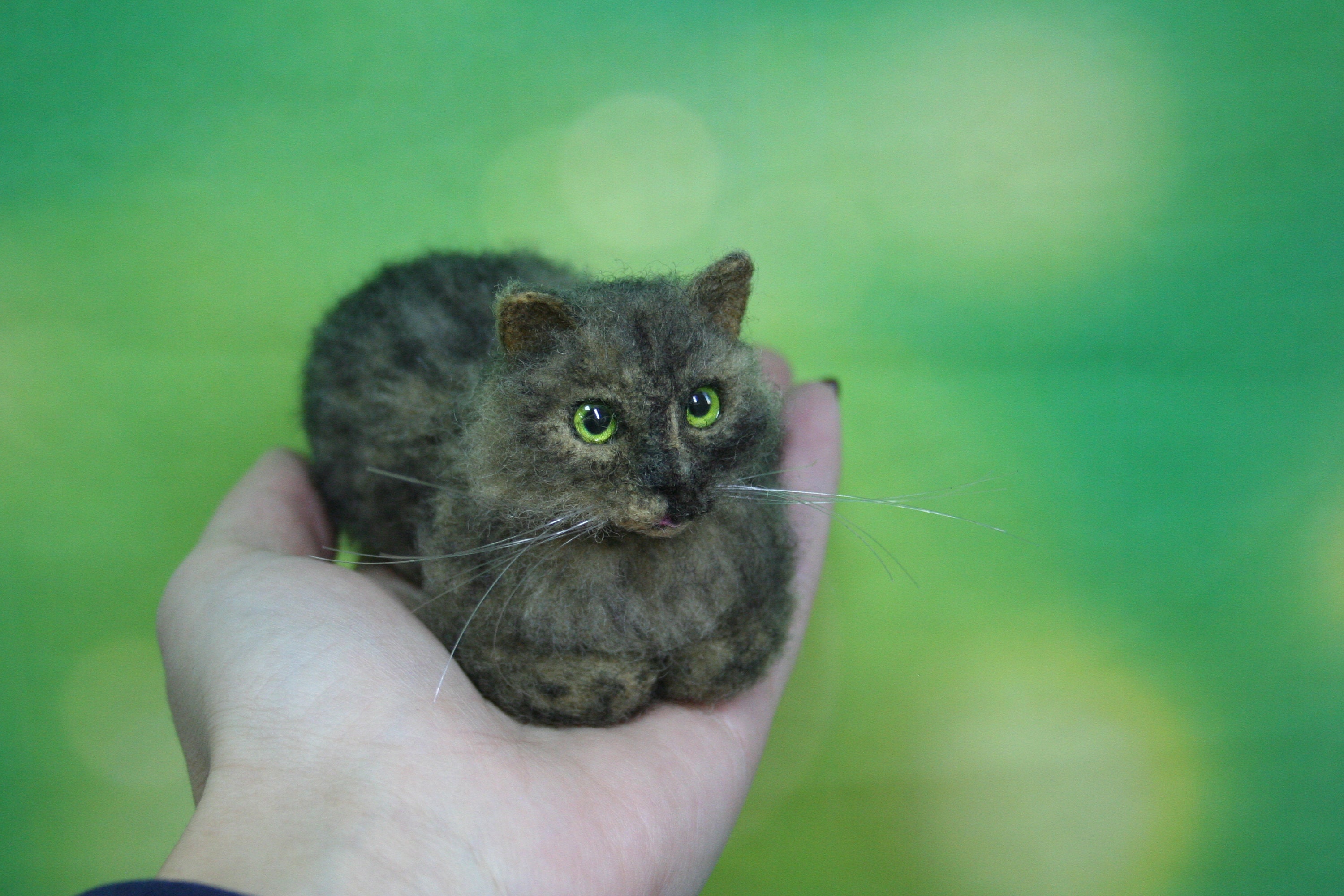 Custom Needle Felted Cat. Cat Memory Pet Portrait. Your Pet Etsy