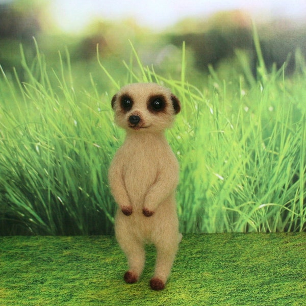 Needle Felt Meerkat Etsy