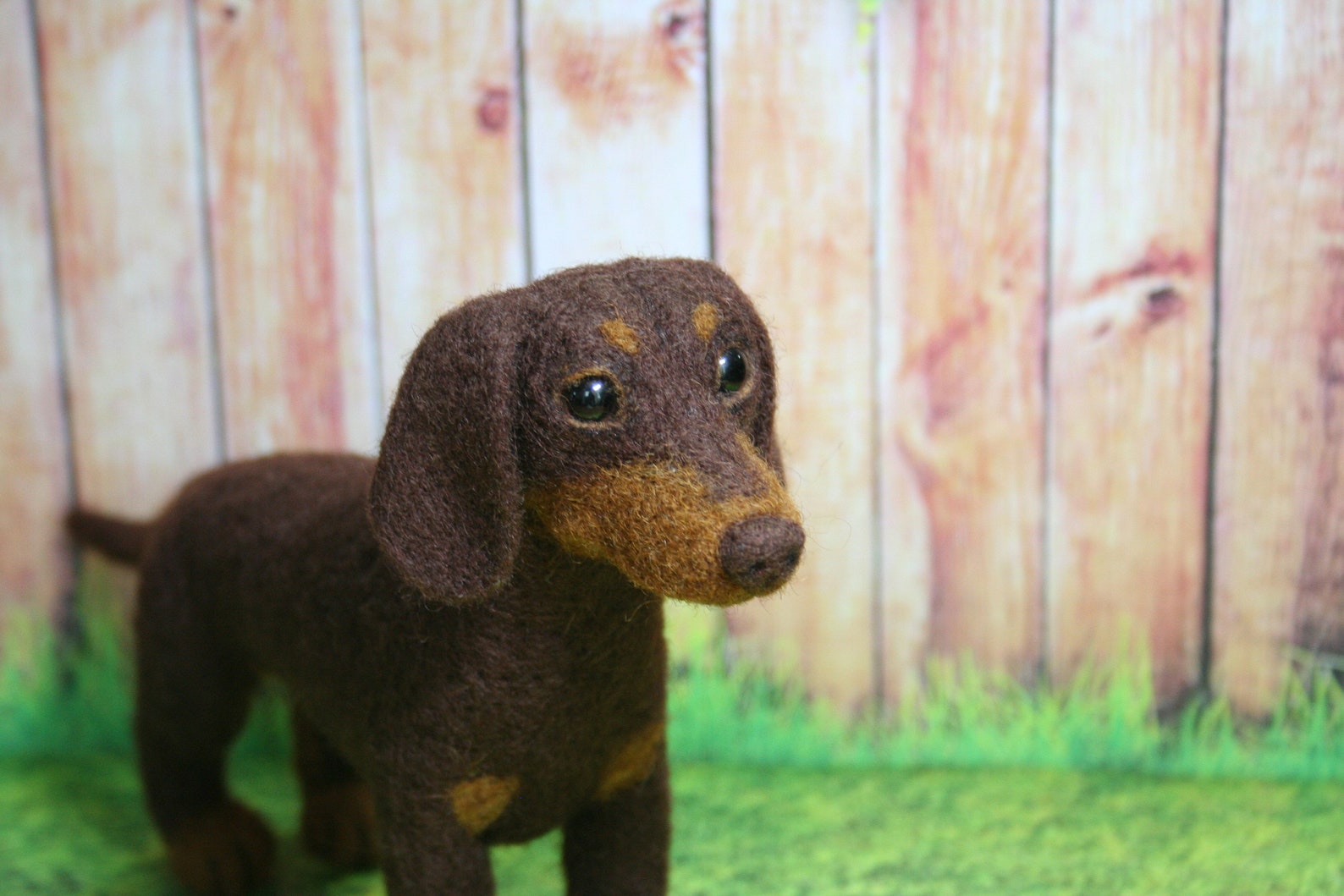 Custom Needle Felted Dachshund Sculpture. Needle Felted Dog. Etsy