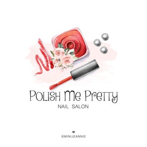 Nail Salon Logo-Nail Art Logo-Nail Artist Logo-Nail Polish Logo-Nail Design Logo-Nail Technician Logo-Beauty Logo-Nail Studio Logo-Nail Logo