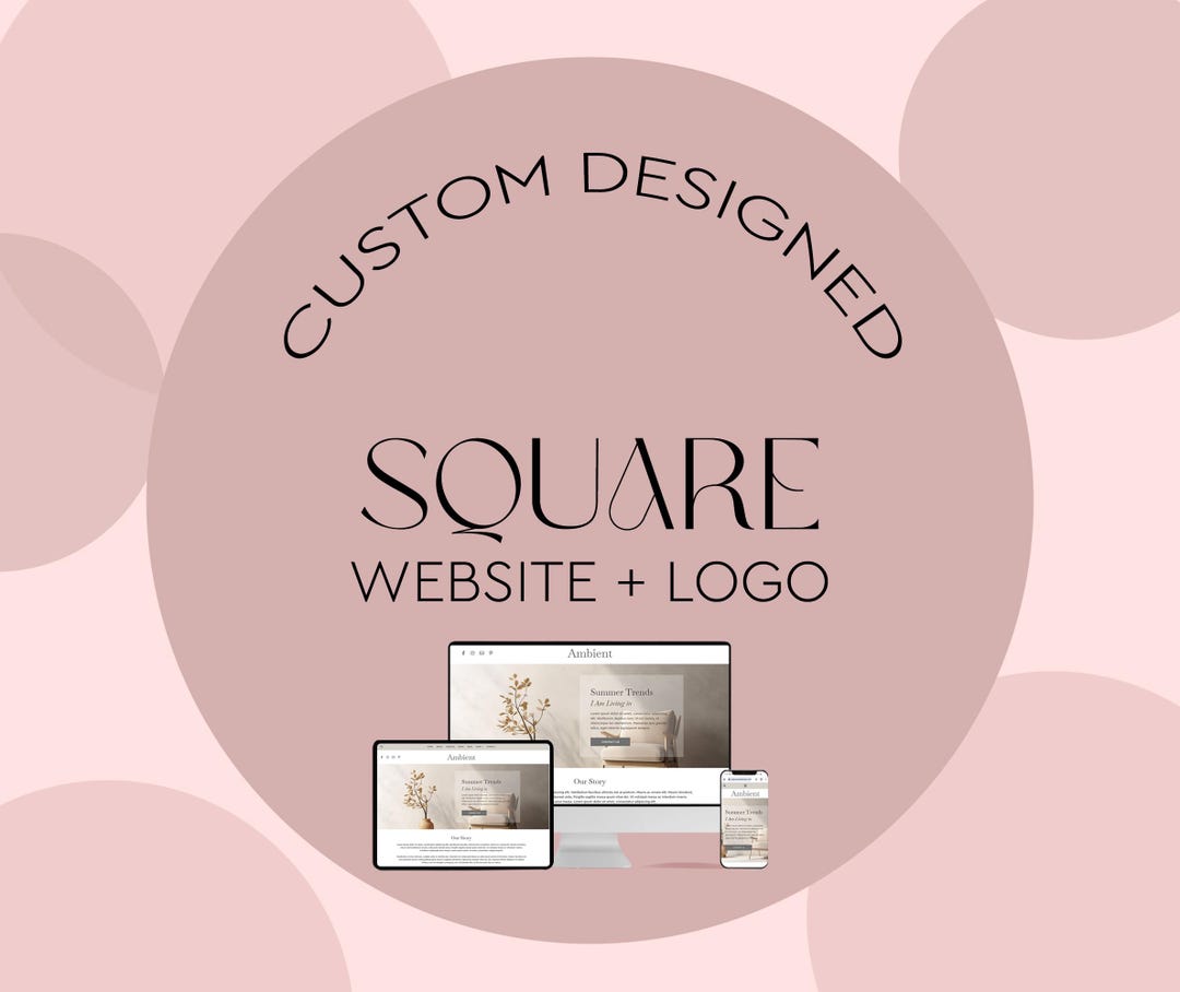 Custom Square Website Design, Squareup Online Store for Your Business ...