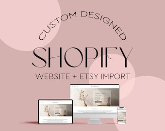 Shopify Website - Business Website, Import Etsy Listings to Shopify - Upto 500 products - Import Etsy CSV