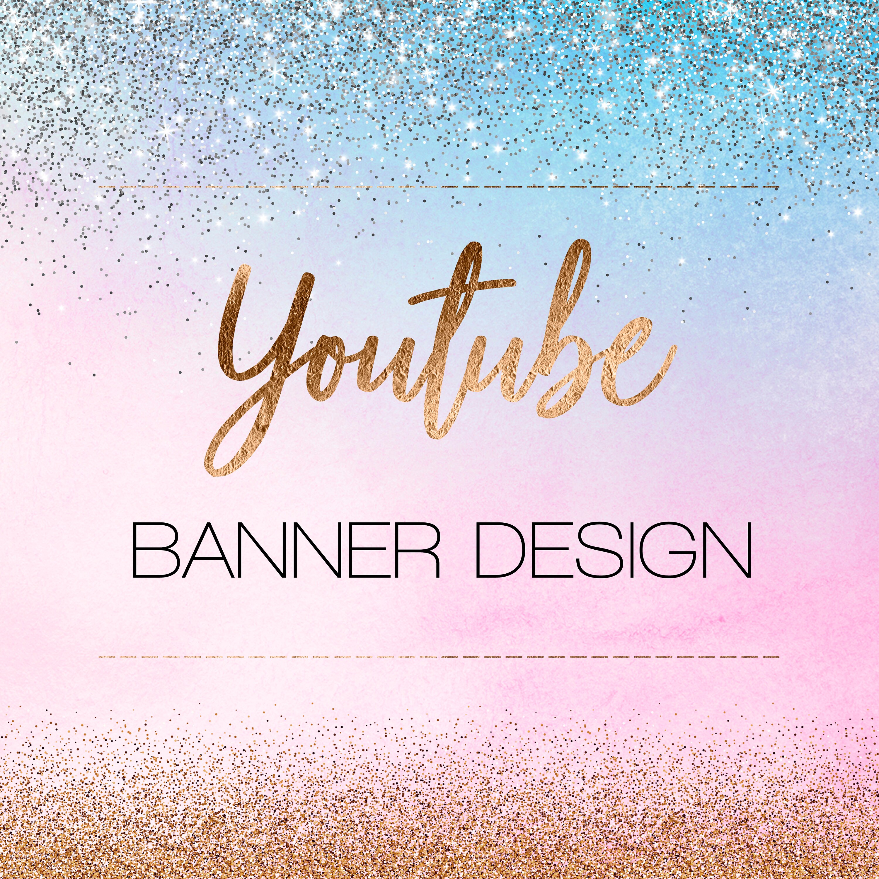 Custom Youtube banner design Youtube channel art custom Etsy