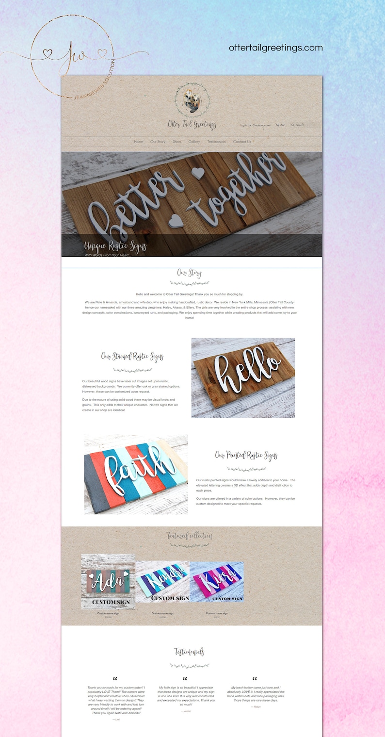 Webbplats och logotyp för Shopify - Företagswebbplats, Shopify-utvecklare, Shopify-expert, Webbplatstjänster, Shopify-tema, E-handelswebbplats bild 7
