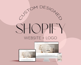 Website en logo voor Shopify - Zakelijke website, Shopify-ontwikkelaar, Shopify Expert, Websitediensten, Shopify-thema, E-commercewebsite