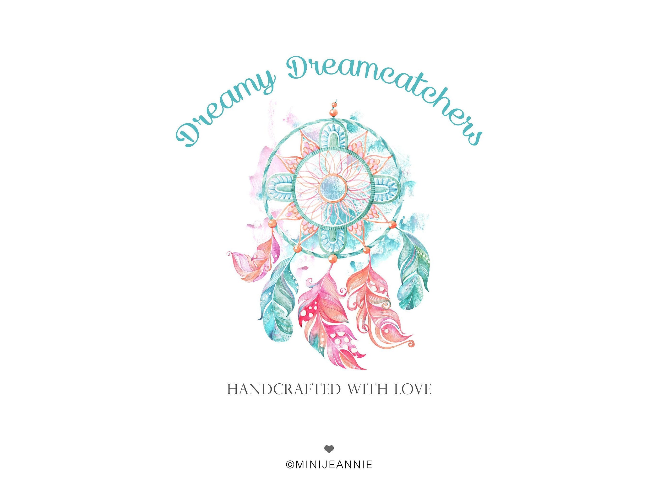 Dreamcatcher LogoDream Catcher LogoBoho LogoFeather Etsy