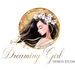Hair Stylist Logo, Makeup Logo, Hair Salon Logo, Makeup Artist Logo, Beauty Logo, Stylist Logo, Woman Logo, Girl Logo, Free Font Change