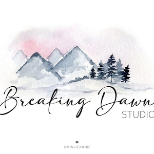 Mountain Logo, Pine Logo, Spruce Logo, Scenery Logo, Landscape Logo, Travel Logo, Forest Logo, Photography Logo, Nature Logo, Outdoor Logo