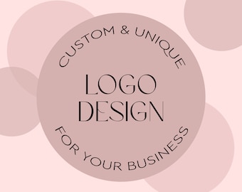 Custom logo design, Watercolor Hand drawn logo, Business Logo, Feminine logo, Blog logo, Photography logo, Etsy Shop Logo, Website Logo