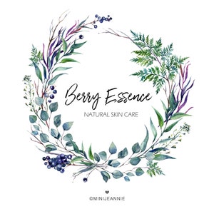 Logo Design, Business Logo, Company Logo, Website Logo, Laurel Logo, Fern Logo, Leaf Logo, Nature Logo, Foliage Logo, Organic Logo