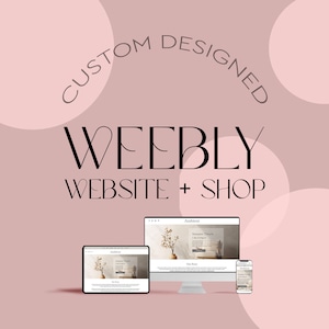 Custom Weebly Website Weebly Weebly Blog eCommerce Website Weebly Design Weebly Website Website Design Weebly Web Design image 1