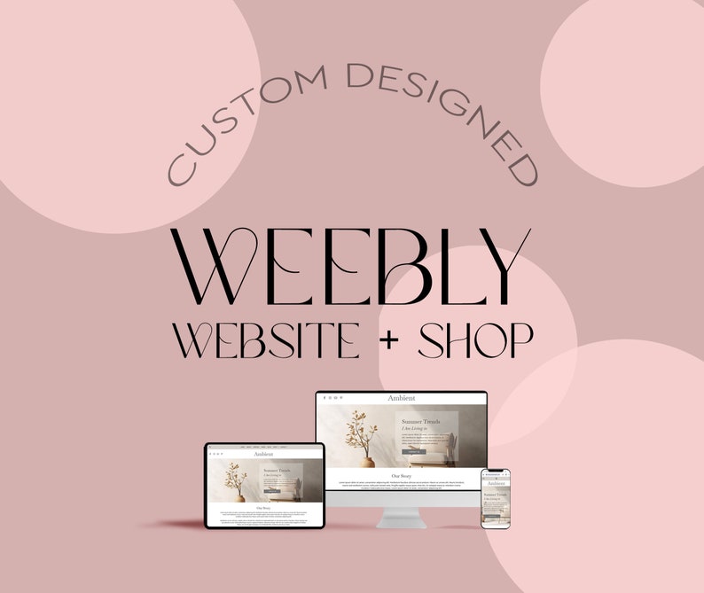 Custom Weebly Website Weebly Weebly Blog eCommerce Website Weebly Design Weebly Website Website Design Weebly Web Design image 1