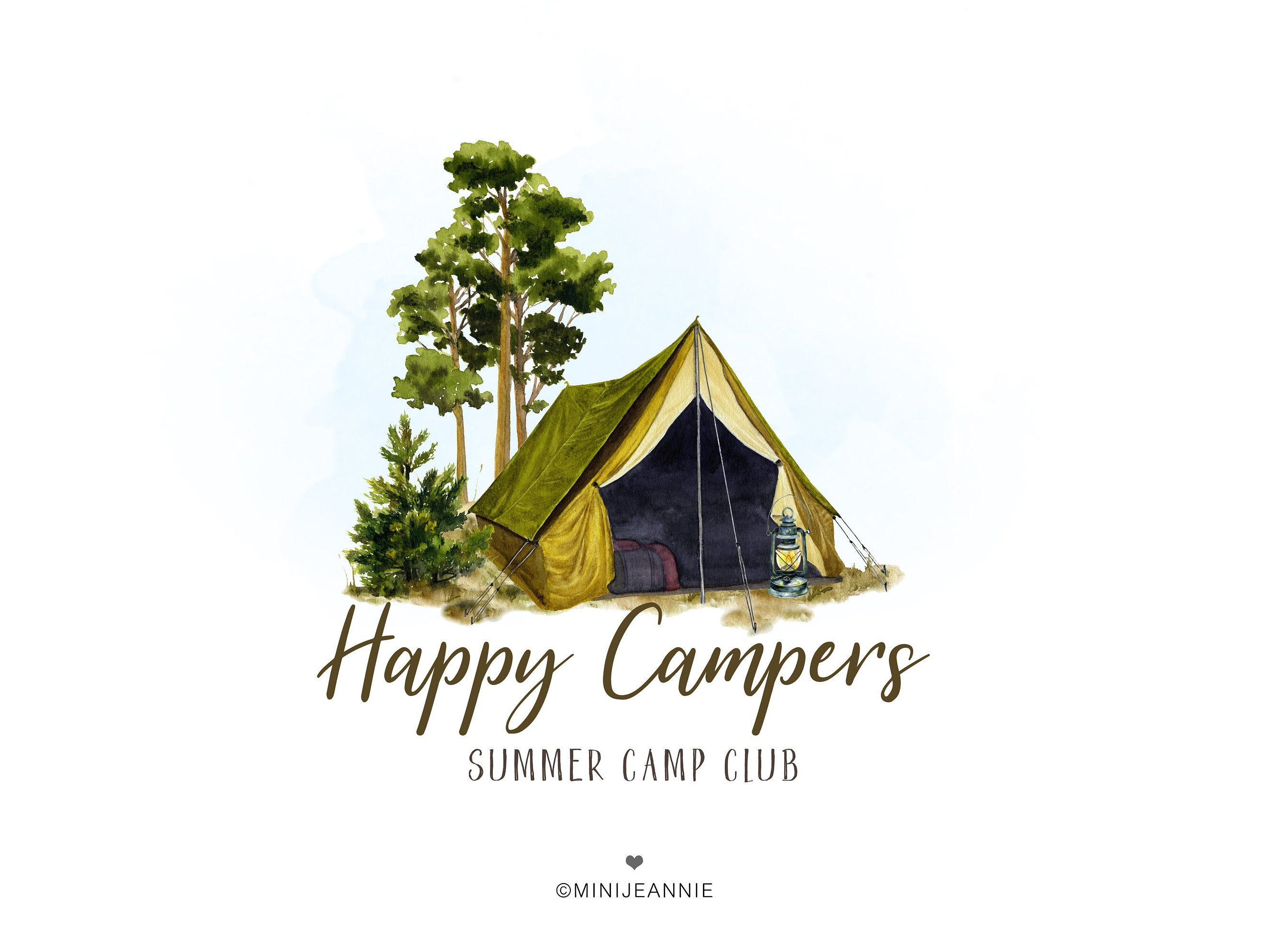 Camping Tent Logo