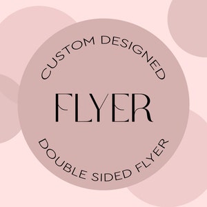 Custom Flyer design - Both side - Business Flyer - Photography Flyer Design - Professional Flyer - Shop Flyer - Party Flyer