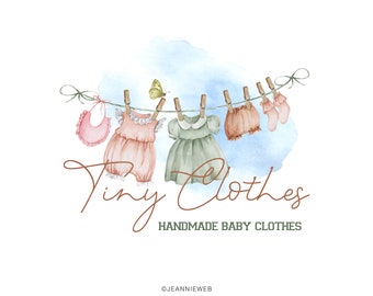 Baby Boutique Logo - Kids Boutique Logo - Baby Clothes on Line Logo - Baby Dresses Logo - Baby Shop Logo - Baby Clothes Business Logo