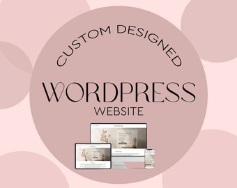 Website Design with Blog in WordPress, Custom WordPress Web Design, Blog Website, Mobile Responsive Website, Photography Website