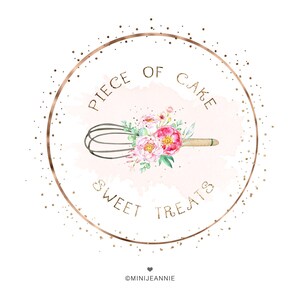 Whisk Logo-Bakery Logo-Baking Logo-Cake Shop Logo-Rustic Baking Logo-Cupcake Logo-Cooking Logo-Catering Logo-Chef Logo