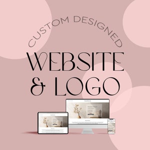 Website Design and Branding Development, Custom Website Design for Your Brand, Business Website, Shop Website
