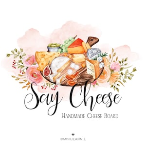 Logotipo de la tabla de charcutería, logotipo de la tabla de queso, logotipo de catering, logotipo de cocina, logotipo de higo, logotipo de la placa de pastoreo, logotipo de comida, logotipo de restaurante, logotipo de Brie