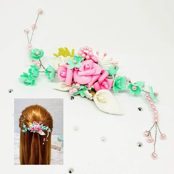 Wedding Hair Accessories Bridal Headpiece Gift For Girls Etsy
