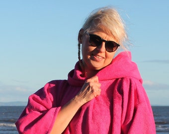 Pink Beach Poncho