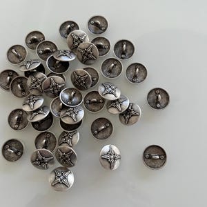 Pewter jacket buttons with shank 20 mm