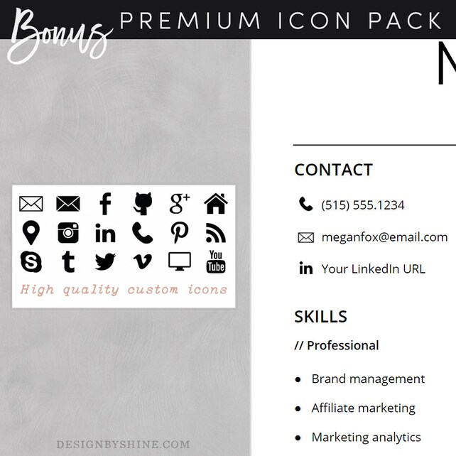 google docs resume template professional resume cv modern resume doc