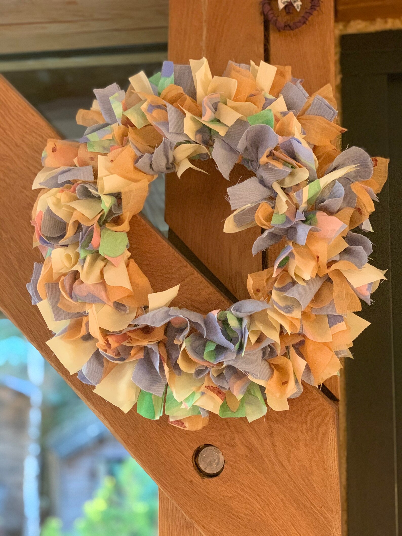 Make your own wreath kit DIY wreath kit Rag wreath kit Etsy