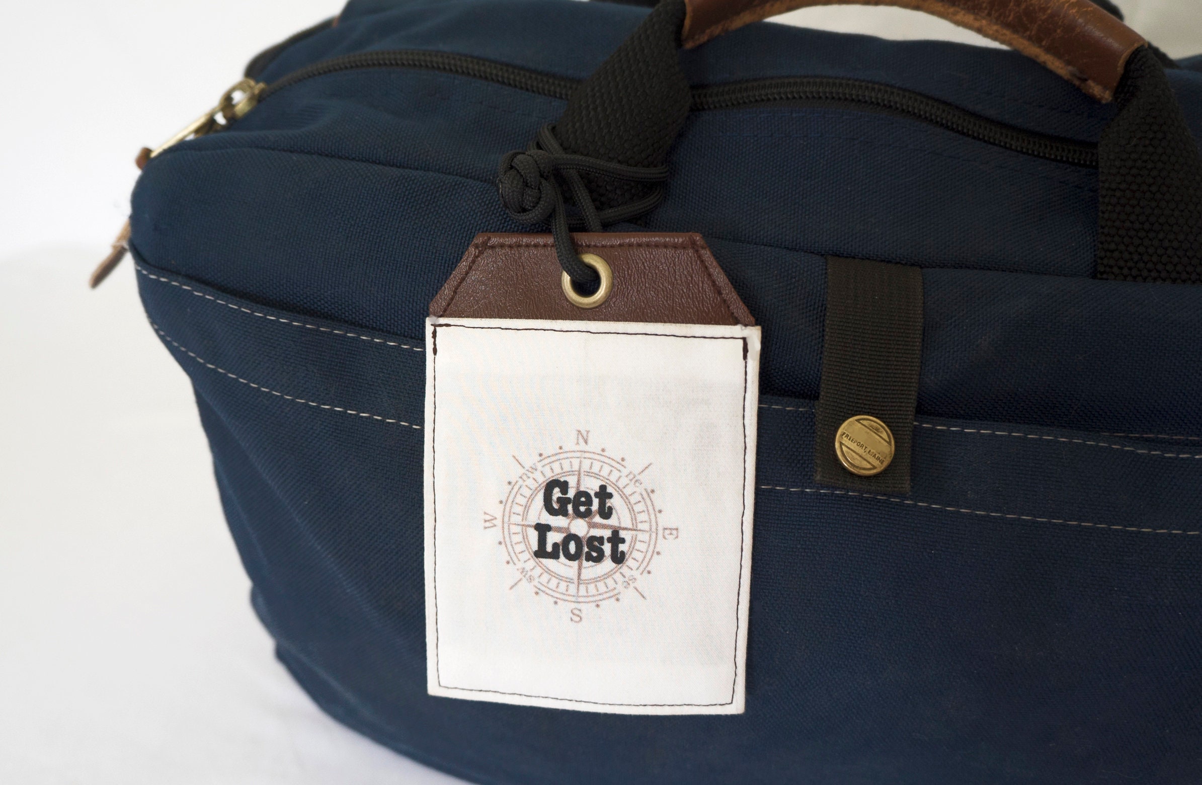 Get Lost Luggage Tag Wanderlust Luggage Tag Travel ID Etsy