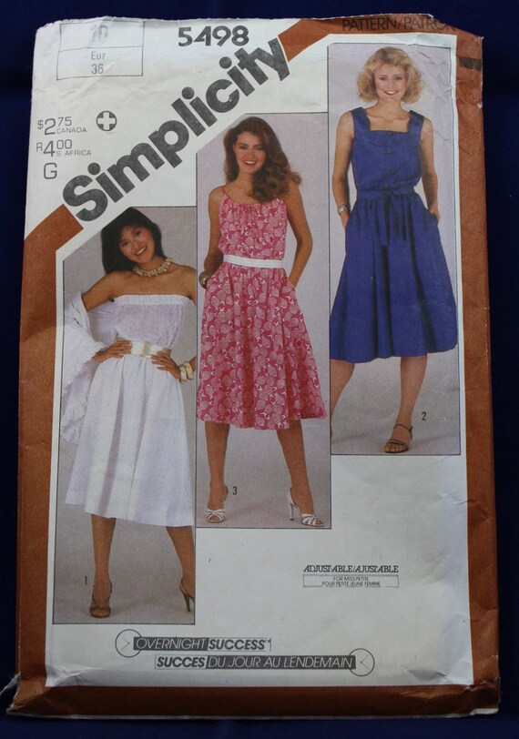 Sewing Pattern for a Woman's Dress & Shawl in Size 10 | Etsy