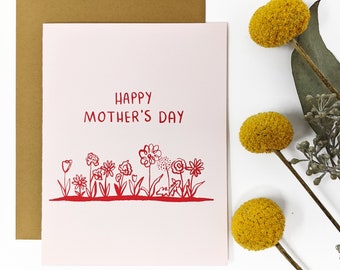 MOTHER'S DAY|  Letterpress Printed Greeting Card