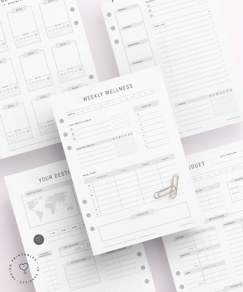 Ultimate Life Binder Lifestyle Planner Life Planner Life Etsy