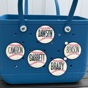 Baseball Tag | Baseball Mom Bag Tag | Coaches Gift Bogg Bag Tag| Custom Bag Tag | Personalized Bag Decoration | Bogg Bag Flair