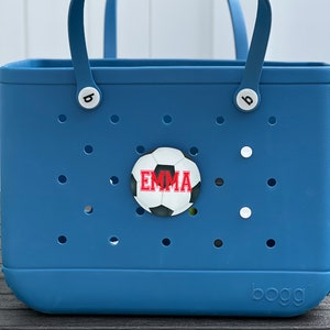 Soccer Personalized Tag | Soccer Mom Bag Tag | Coaches Gift Bogg Bag Tag| Custom Bag Tag | Personalized Bag Decoration | Bogg Bag Flair