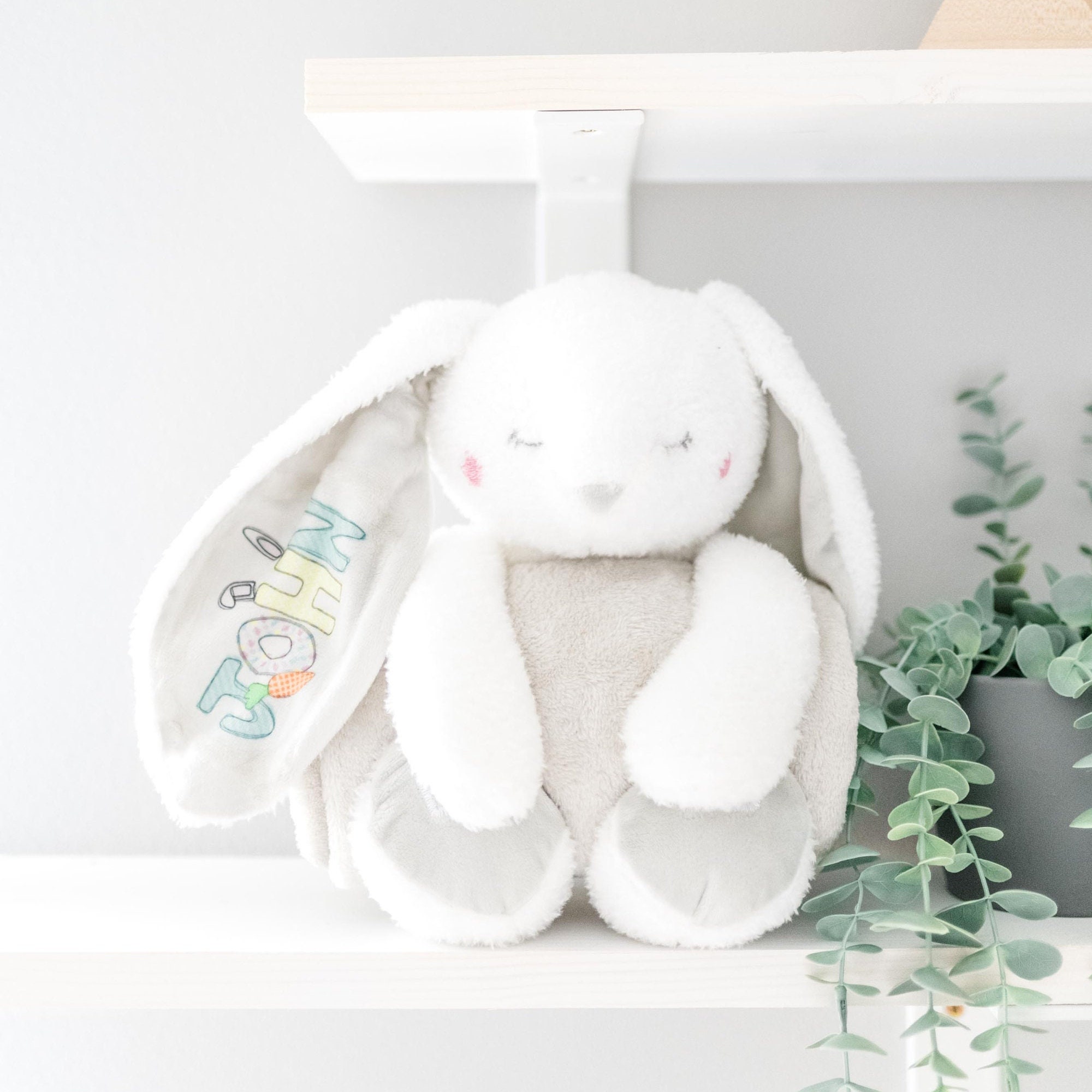 Baby Bunny Blanket Custom Easter Bunny - Etsy