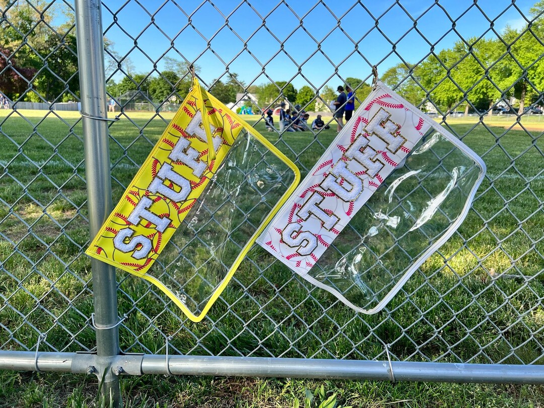 Baseball Softball Travel Pouch Softball Mom Bag Organizer Etsy