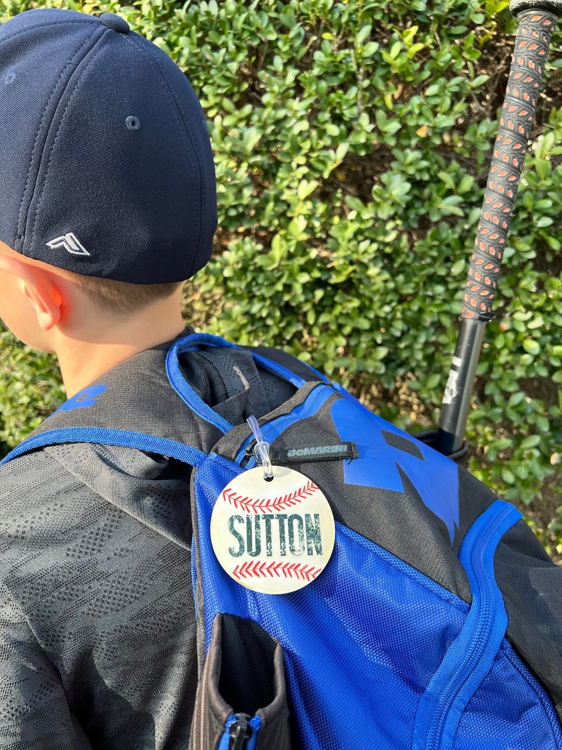 Baseball Bat Bag Nametag Personalized Sports Bag Tag Etsy